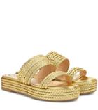 Charlotte Olympia Hackney Leather Sandals