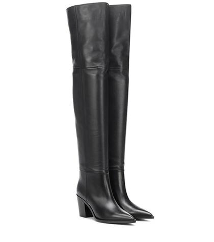 Gianvito Rossi Daenerys Leather Over-the-knee Boots