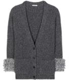 Tory Burch Oversized Wool And Alpaca-blend Cardigan