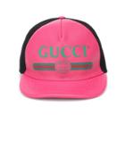 Gucci Gucci Print Leather Cap
