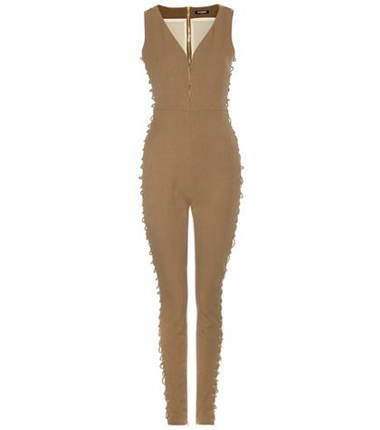 Balmain Lace-up Jumpsuit