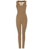 Balmain Lace-up Jumpsuit