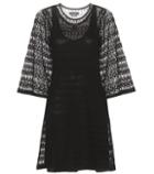 Miu Miu Agate Crocheted Linen Dress
