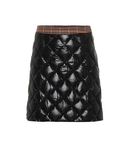 Dolce & Gabbana Quilted Down Miniskirt