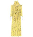 Self-portrait Floral Cold-shoulder Maxi Dress