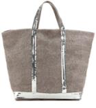 Miu Miu Cabas Medium Embellished Canvas Shopper