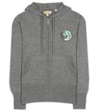 Burberry Chienti Wool And Cashmere Knitted Hoodie
