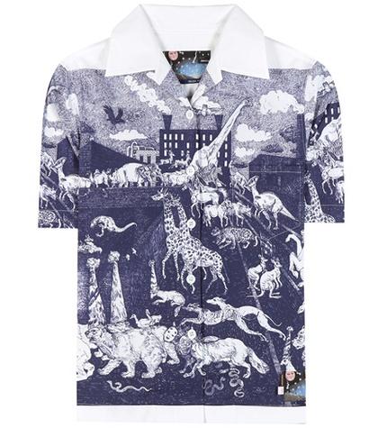 Prada Survival Utopia Printed Cotton Shirt
