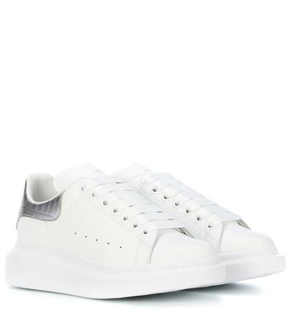 Alexander Mcqueen Platform Leather Sneakers