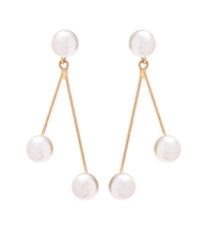 Jonathan Simkhai Pearl Droplet Earrings