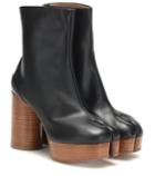Stella Mccartney Tabi Platform Leather Boots