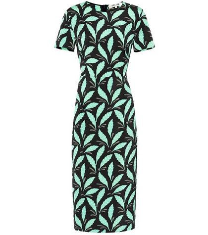 Diane Von Furstenberg Printed Crêpe Midi Dress