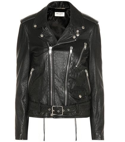 Saint Laurent Classic L01 Blood Luster Leather Jacket