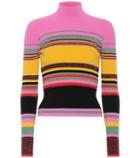 Diane Von Furstenberg Dara Striped Stretch Knit Sweater