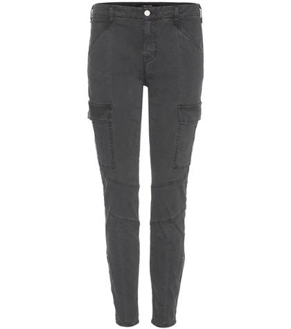 J Brand Houlihan Mid-rise Skinny Cropped Cargo Trousers