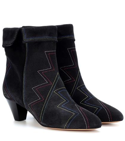 Isabel Marant Dyna Suede Ankle Boots