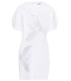 Kenzo Embroidered Cotton-blend Knit Dress