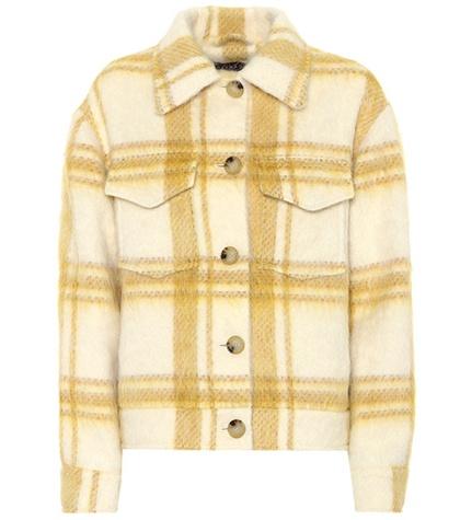 Alexachung Checked Wool-blend Jacket