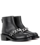 Givenchy Chain Leather Ankle Boots