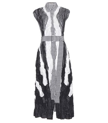 Loro Piana Printed Silk And Wool-blend Crepe Dress