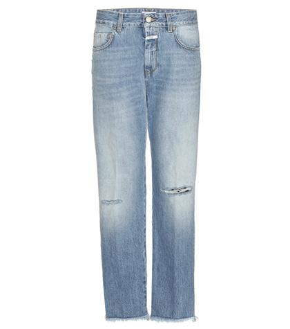 Closed Jay Mid-rise Boyfriend Distressed Jeans