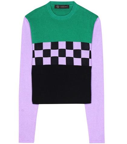 Versace Printed Cotton Top
