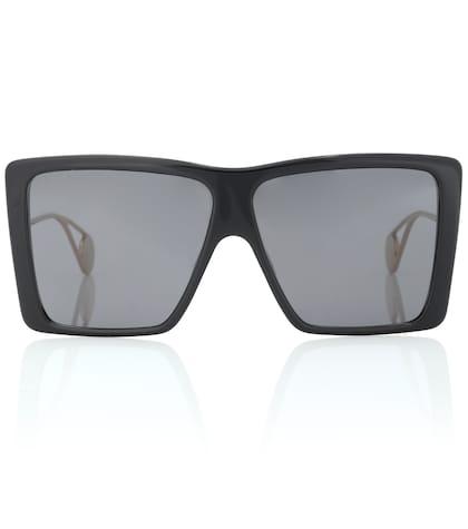 Gucci Rectangular Acetate Sunglasses