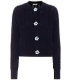 Prada Embellished Cashmere Cardigan