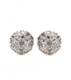 Roberto Marroni 18kt Rhodium-plated White Gold Baby Sand Diamond-encrusted Earrings