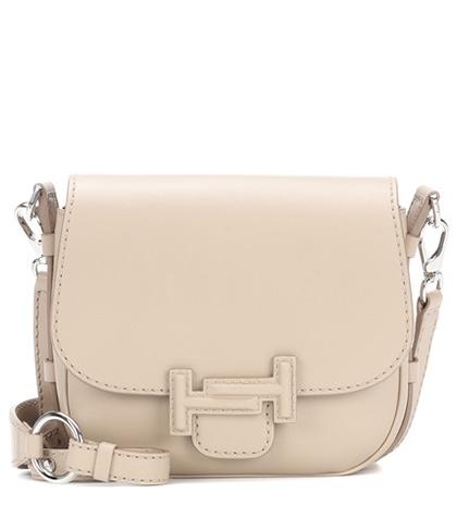Tod's T Mini Leather Shoulder Bag