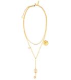 Oscar De La Renta Embellished Charm Necklace