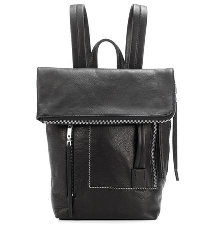Maison Michel Mini Duffle Leather Backpack