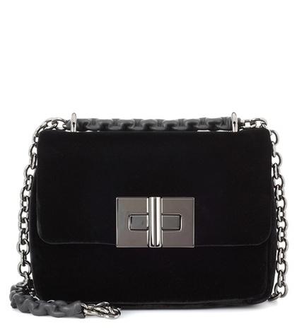 Woolrich Natalia Small Velvet Shoulder Bag