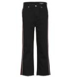 Alexander Mcqueen High-waisted Cropped Jeans
