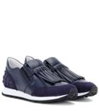 Tod's Sportivo Frangia Leather Sneakers