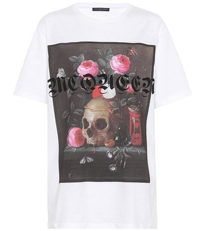 Alexander Mcqueen Still Life Cotton T-shirt