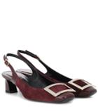 Atm Anthony Thomas Melillo Trompette Suede Slingback Pumps