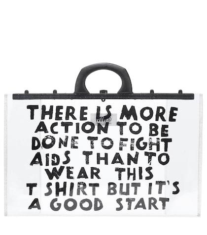 Cult Gaia Printed Pvc Tote