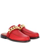 Mm6 Maison Margiela Chain Leather Slippers