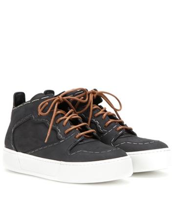 Balenciaga Monochrome Staples Leather Sneakers