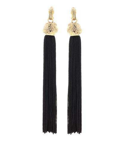Saint Laurent Loulou Tassel Earrings