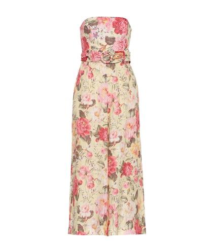 Valentino Garavani Honour Floral Linen Jumpsuit