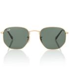 Prada Rb3548n Hexagonal Flat Sunglasses