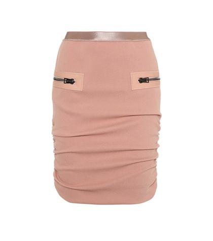 Tom Ford Gathered Wool-crêpe Skirt