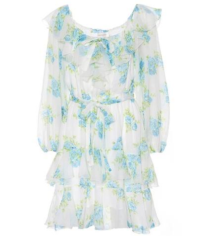 Zimmermann Whitewave Silk Dress