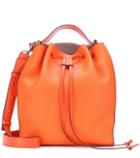 J Brand Drawstring Leather Shoulder Bag