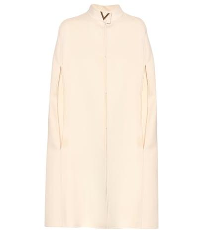 Valentino Angora And Wool Cape