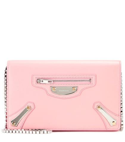 Tom Ford Metal Plate Leather Shoulder Bag