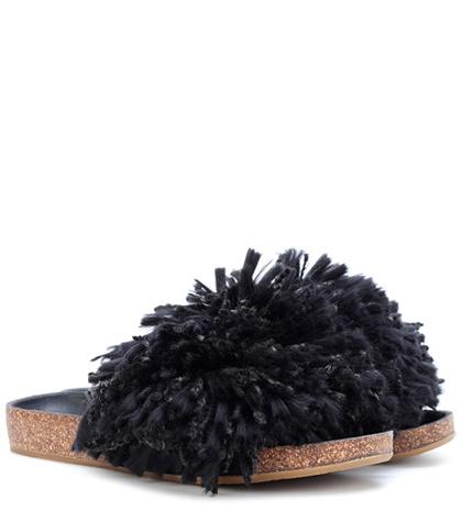 Helmut Lang Cindi Fringe Slides