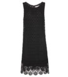 Velvet Cosmo Crochet-knit Cotton-blend Dress
